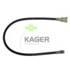 KAGER 19-5225 Tacho Shaft